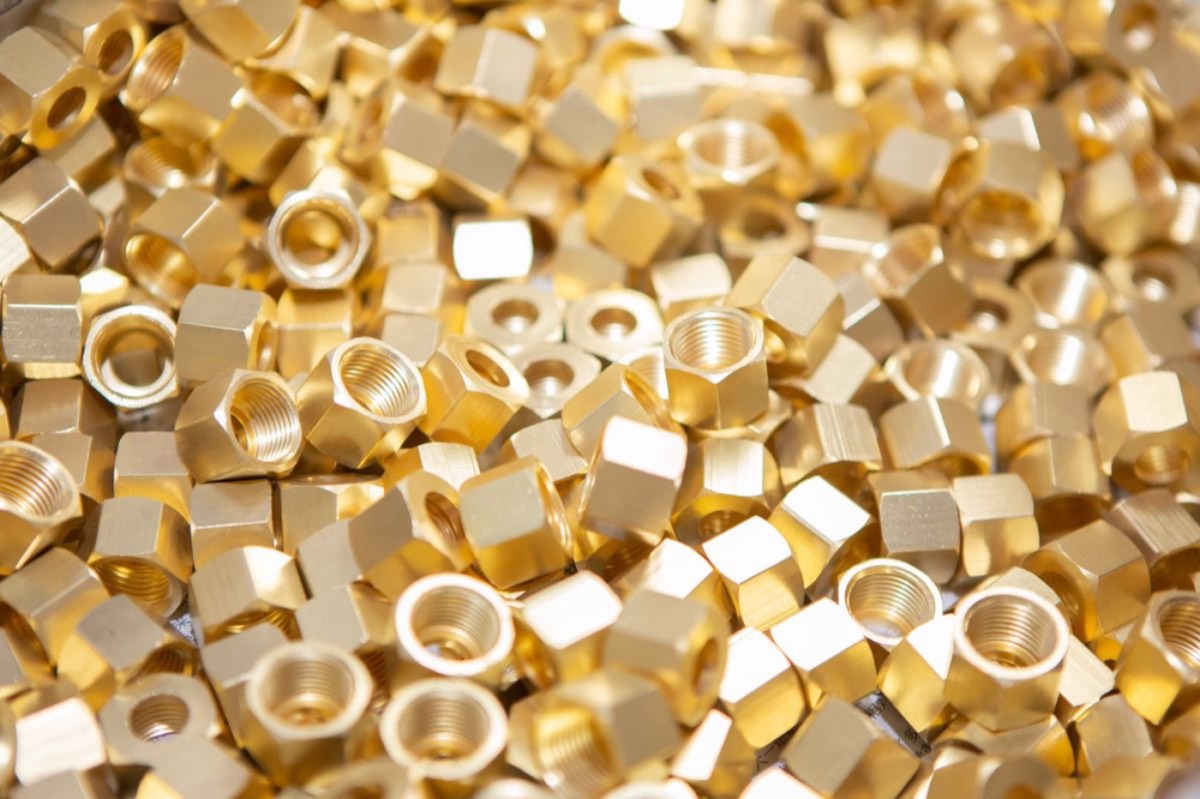 Zinc yellow plated hex nuts - zinc yellow plating in Nashik by KVEE METALS